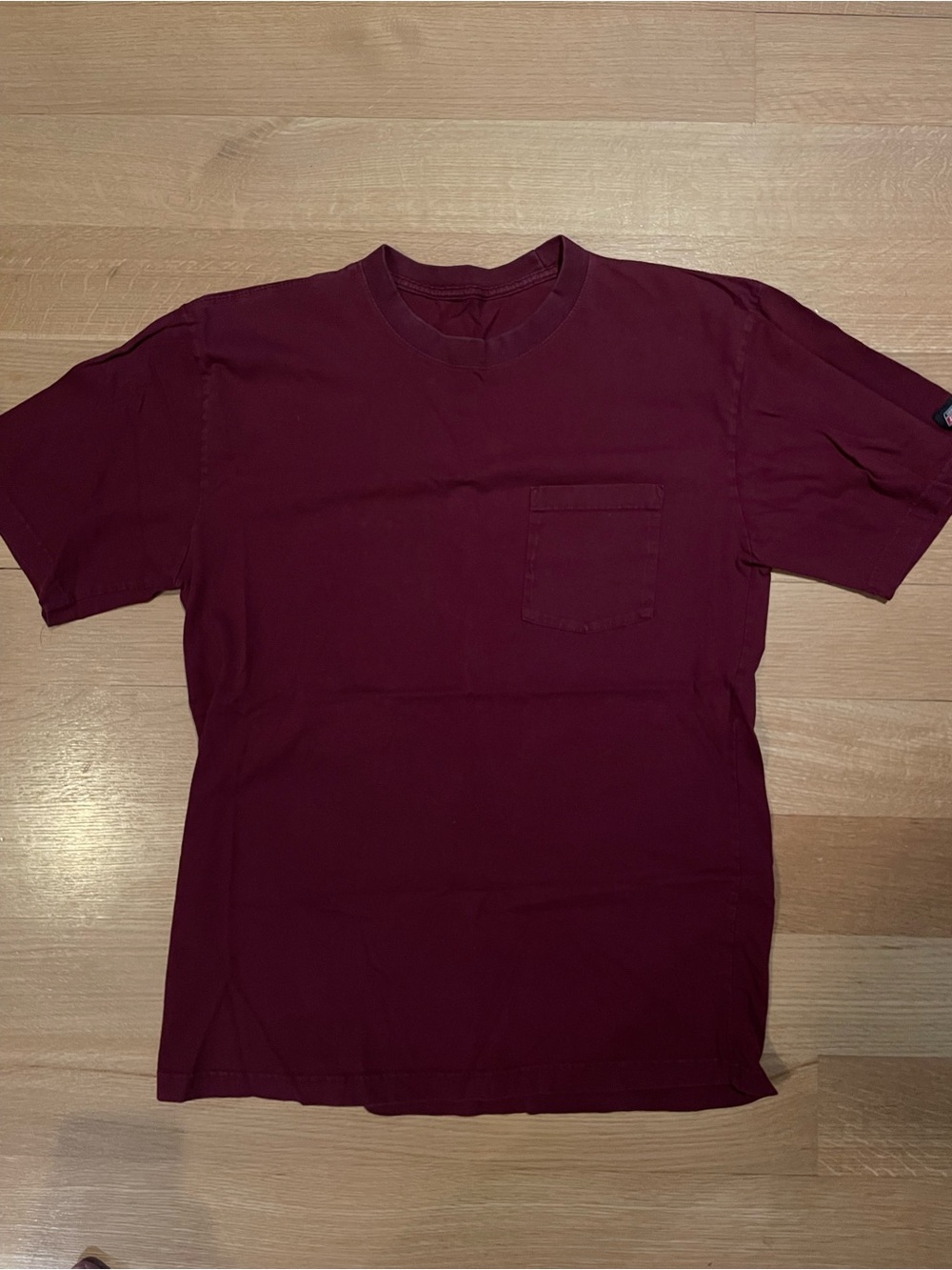Dickies Men's Pocket T-Shirt Burgundy